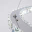 Luminaire suspendu 3 niveaux à DEL avec accents en cristal Bryah-524886493-461118636