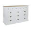 Fultondale Solid Wood 141cm W 15 - Drawer Chest of Drawers