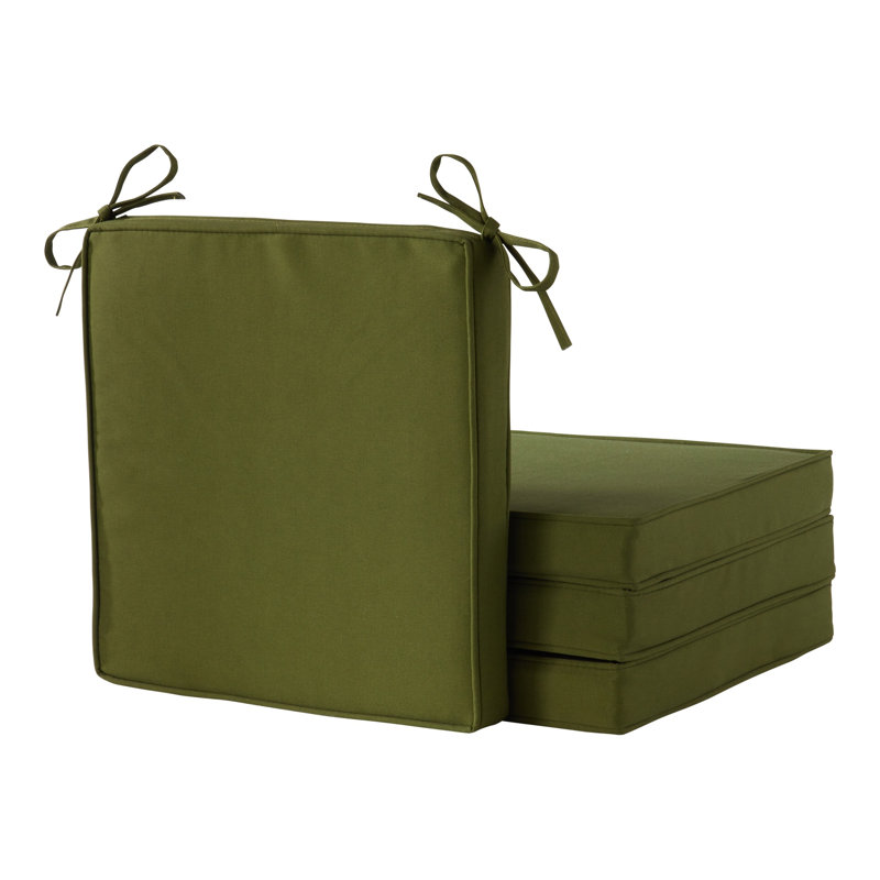 Outdoor Dining Chair Seat Pad, Hunter