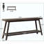 Canapé à 2 niveaux, console, table d'appoint