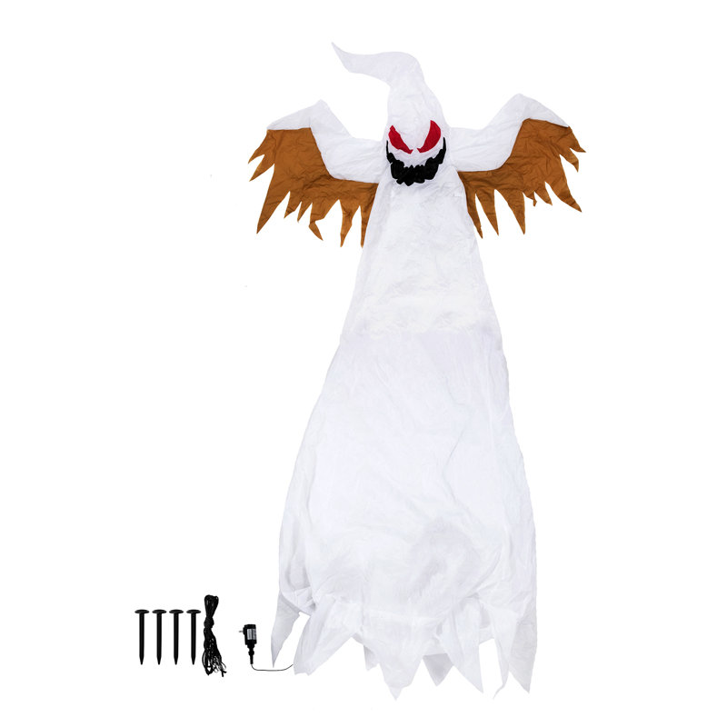 8FT TALL GHOST WITH SPECIAL LIGHT EFFECT