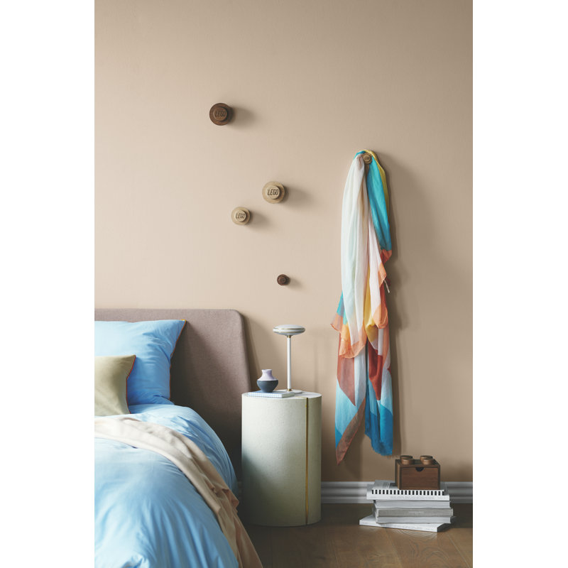 Solid Wood Wall Wall Hook, Dark Oak