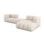 3 Seater Velvet Sofa & Chaise