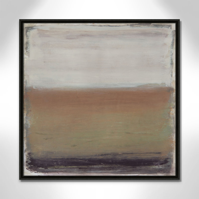 «Alana Arizona Print» par, H 25,5 po x l 25,5 po, Espresso