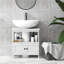 Overlea Pedestal Under Sink Cabinet Bathroom Double Doors-1078651467