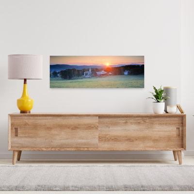 Sunrise Peacham Vt USA, art contemporain abstrait architecture murale