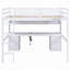 Loft Bed With Desk, Cabinets, Drawers And Charging Station