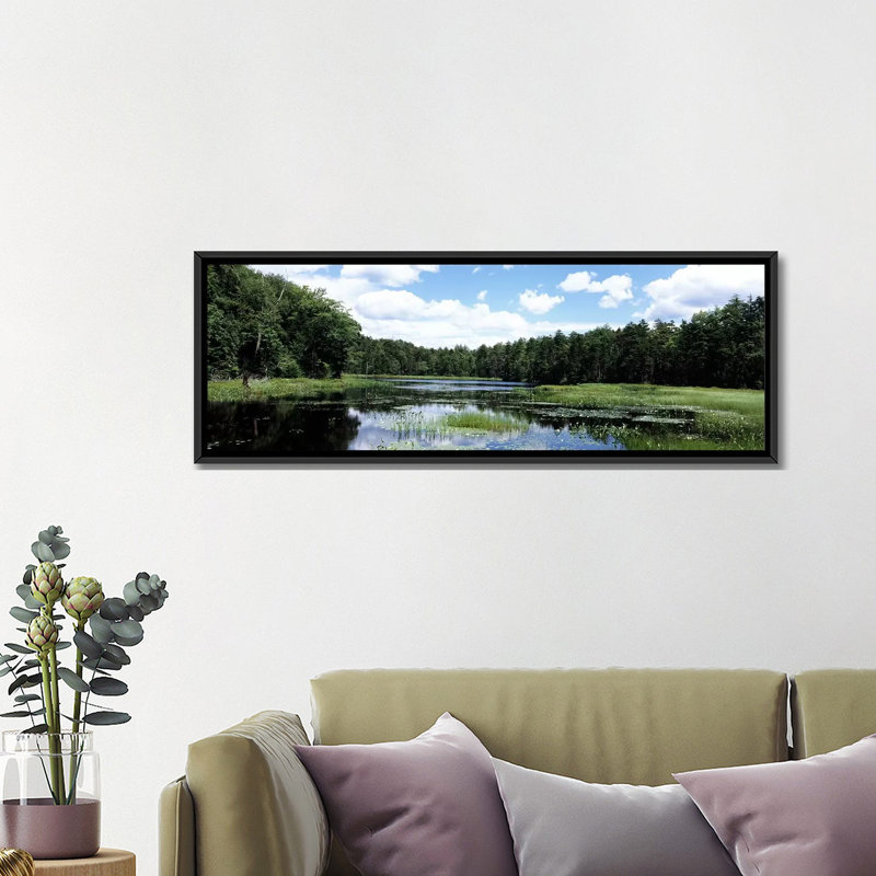 «Panoramic Adirondack Mountains, New York State, USA», reproduction d'art sur toile tendue, H 12 po x l 36 po x P 1,5 po