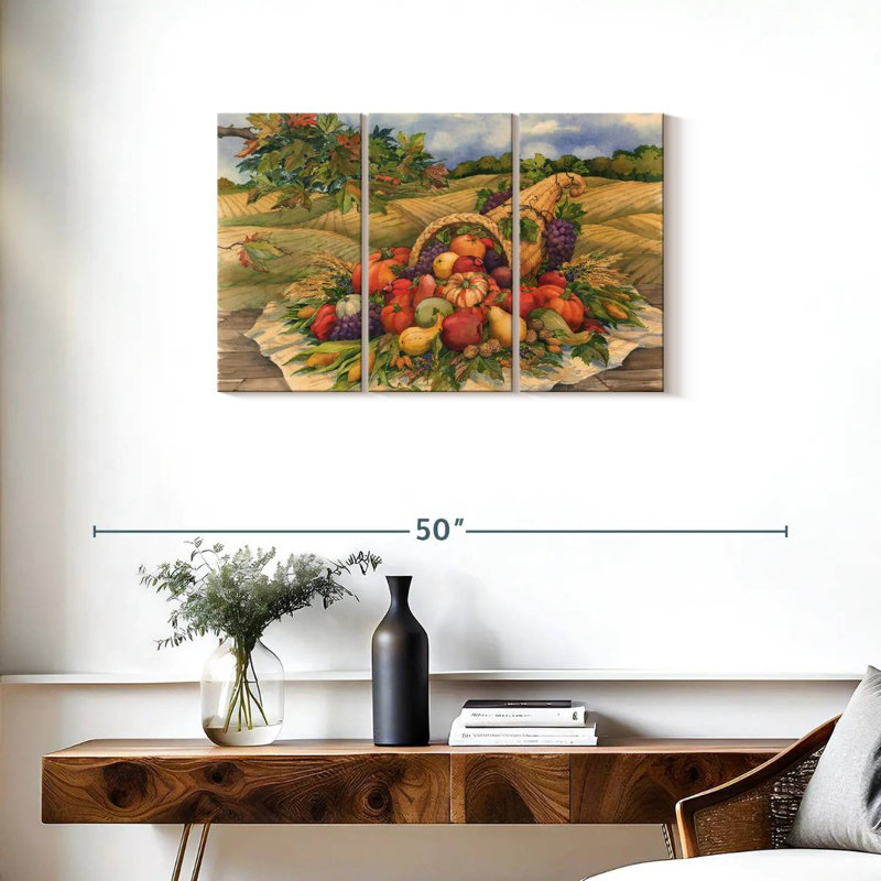 Yarlin Harvest Cornucopia, 20" H x 33" W