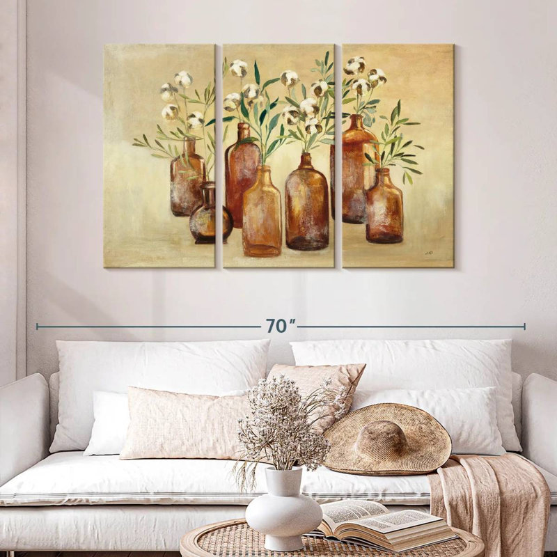 Harnek Cotton Still Life I, 32" H x 50" W