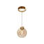 1 - Light Natural Dome Pendant