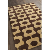 Inhabit Designer Brown/Tan Area Rug