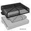Desserte rectangulaire Gourmet Basics par Mikasa BBQ to Go avec couvercle en maille de fer, 16,5 x 11 po