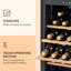 Klarstein Dual Zone 48cm Freestanding 54 Bottle