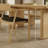 Natural solid wood table set-106920628