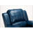 Charlotte Navy Blue Leather Gel Recliner-1471808850-1471808851
