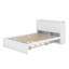 Lit plateforme avec rangement et tablettes gigognes-342305682