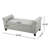 Elegant Upholstered Seat With Storage Compartment, Gray, For Small Spaces Rolled Arms Modern Gray Compact Area Furnishings-1926892891
