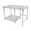Table en acier inoxydable pour la préparation et le travail, table de préparation et de travail pour la cuisine, table de travail commerciale robuste-131449517