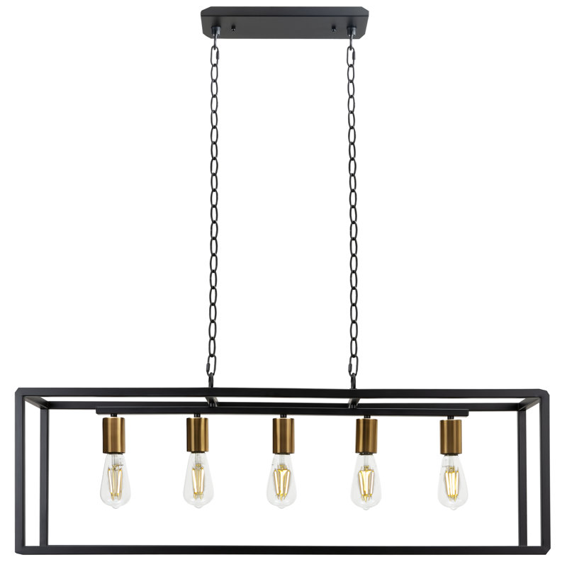 Bas 5 - Light Dimmable Kitchen Island Square / Rectangle Chandelier