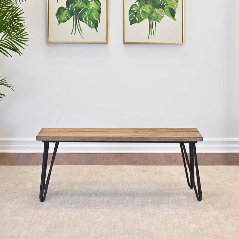 Banc de salle à manger en bois Aryven