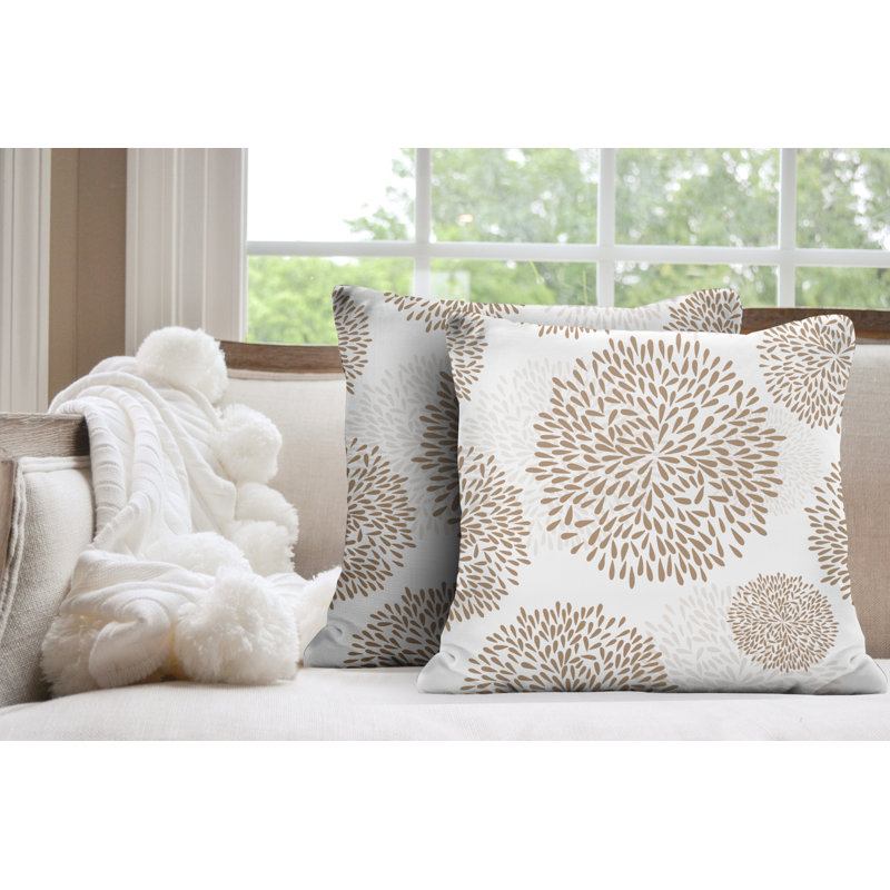 Coussin Confetti, Beige, L 17 po x H 17 po