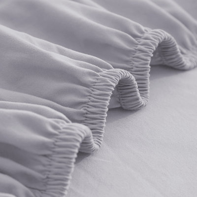 Super Soft Extra Deep Microfiber Brushed Fitted Sheet