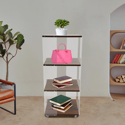 Petite bibliothèque d'angle 360 °