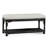 Summer Retreat Wicker Shelf Storage Bench-71425198-71425234