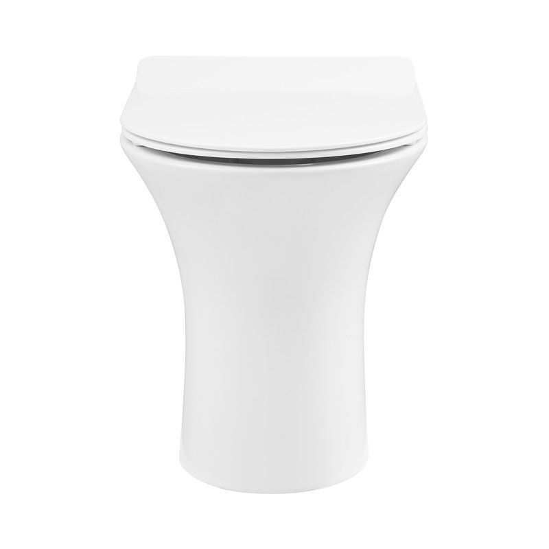Cuvette de toilette allongée Cascade Back-to-Wall