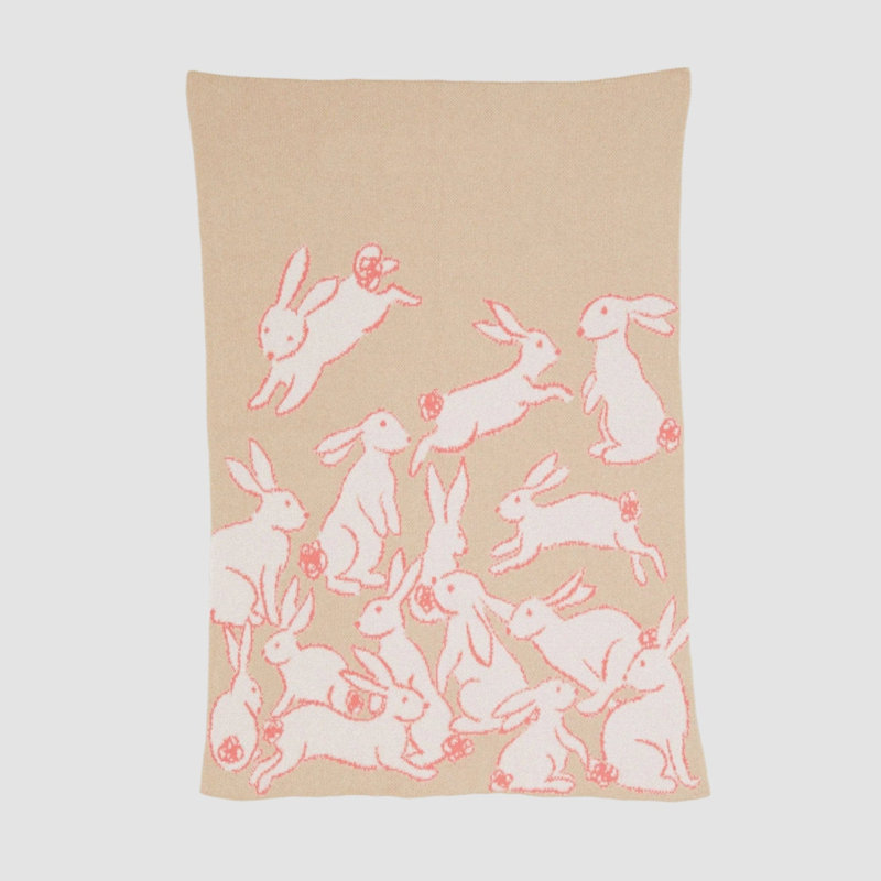 Couverture tricotée In2Green Baby Meadow