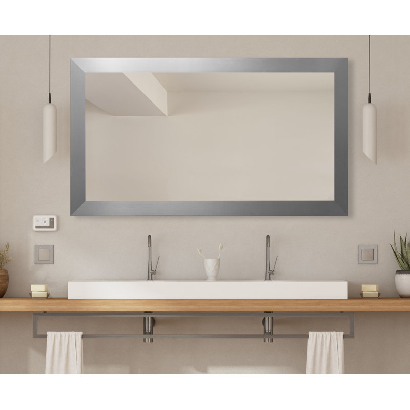 Dematteo Flat Wall Mirror, 32" H x 20" W