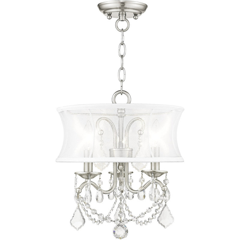 3 - Light Drum Chandelier