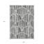 Tapis intérieur lavable abstrait ivoire 9 pi x 12 pi
