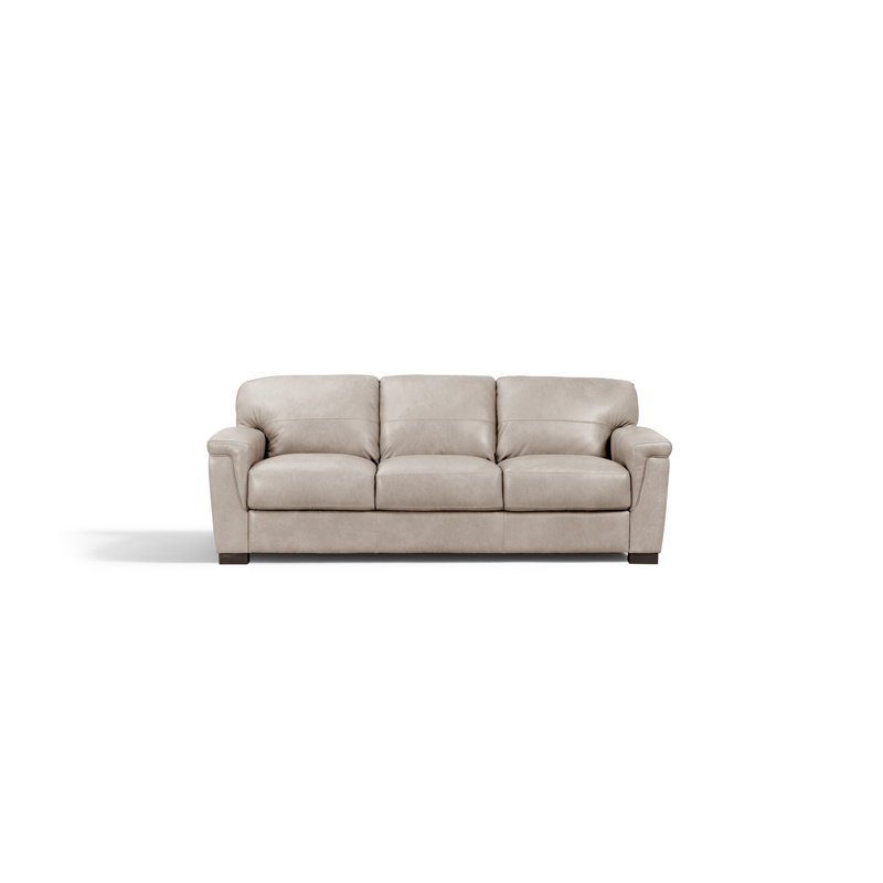 Cornelia Beige Leather Sofa