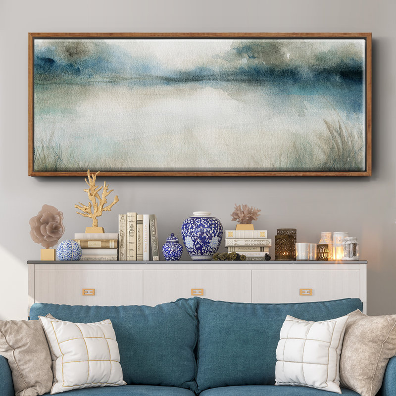 Still Still Waters I - toile encadrée, H 24 po x l 60 po