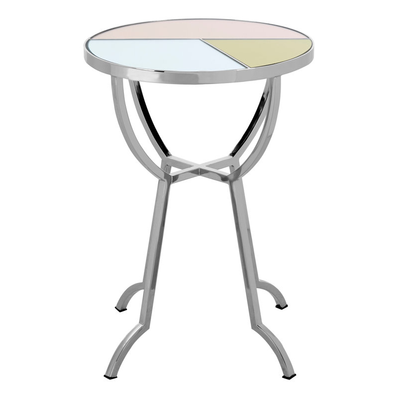 Arbus Glass Top End Table