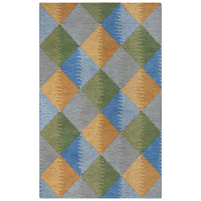 Wool Geometric Indoor Rug