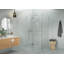 Halo 46 in. x 33 in. x 78 in. 90-degree Fully Frameless Glass Hinged Shower Enclosure-426981169