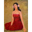Lavanya - Fille seule | Acrylique sur toile | Par Shreya Chichbankar