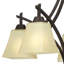 Applique pour salle de bain bronze huilé 1 lumière Metzger