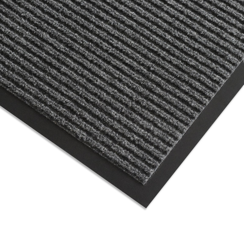 Tapis d'intérieur / extérieur antidérapant Alem, Rectangle 3 pi x 6 pi, Gris clair