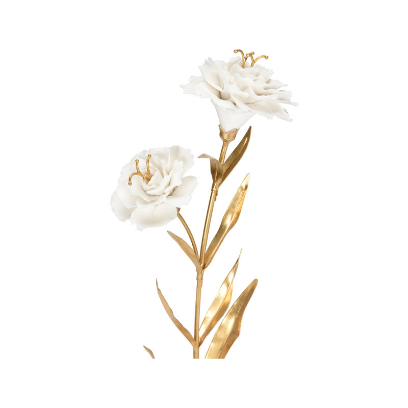Carnation On Alabaster Stand