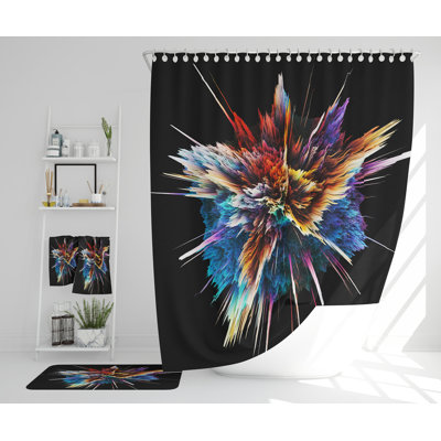 Nedda Polyester Shower Curtain Set