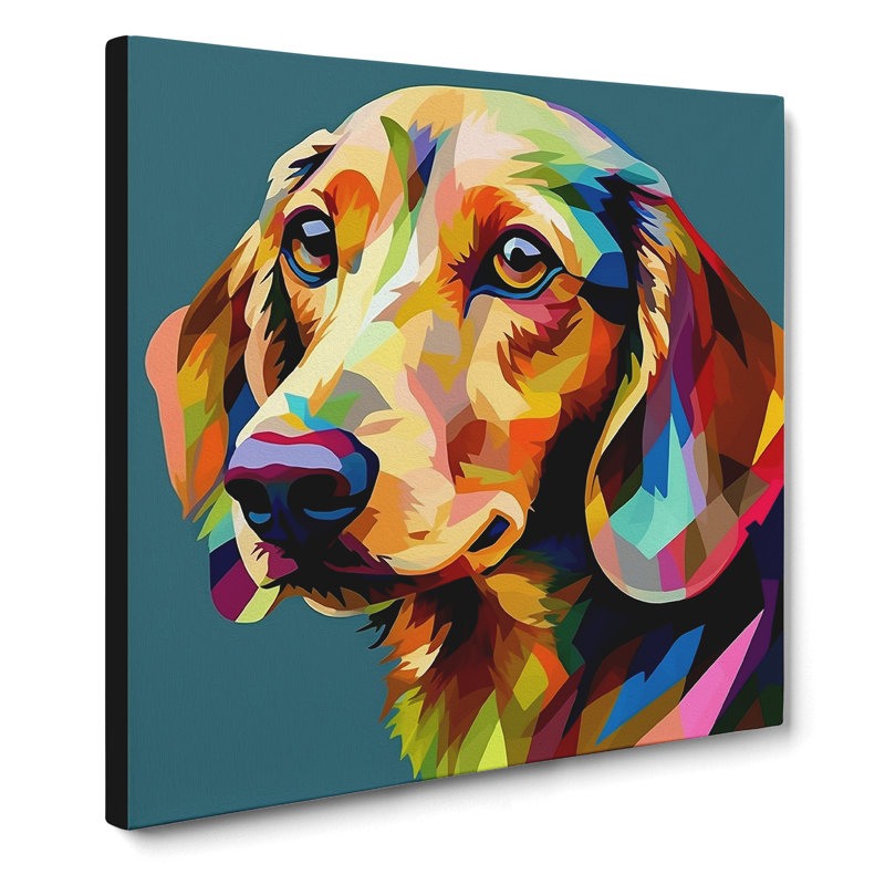 Dachsund Abstract - No Frame Print