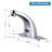 Automatic Sensor Bathroom Faucets Touchless Centerset Bathroom Faucet with Cover Plate-105300107