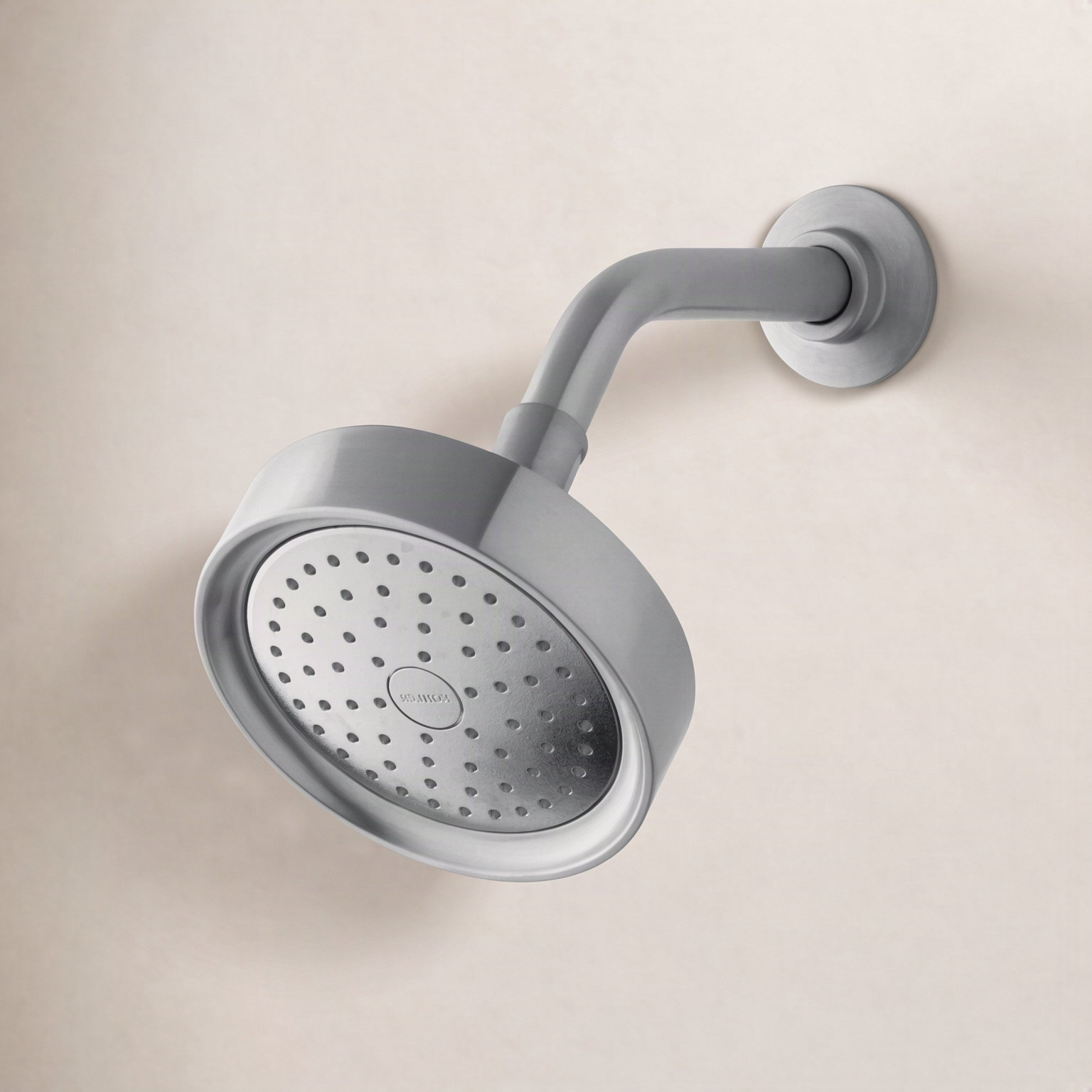 Purist 2.5 GPM Fixed Shower Head, Brushed Chrome