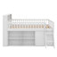 Lit mezzanine avec rangement intégré et tête de lit avec éclairage à DEL-229558227-229558228