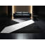 Tapis gris doux et moelleux à motif géométrique minimaliste-2077815588