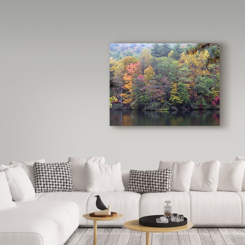 «Painted Hillside» par Garv, reproduction de photo sur toile tendue, H 14 po x l 19 po x P 2 po